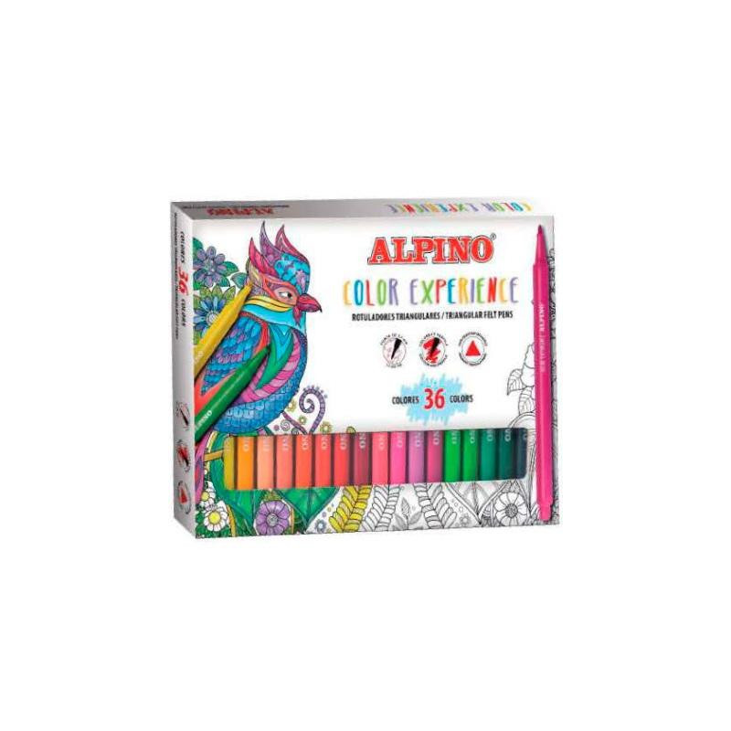 (AR001038) ALPINO ROTULADORES COLOR EXPERIENCE TRIANGULARES PUNTA 2