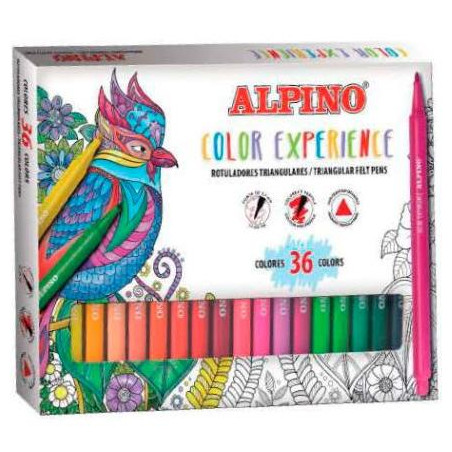 (AR001038) ALPINO ROTULADORES COLOR EXPERIENCE TRIANGULARES PUNTA 2