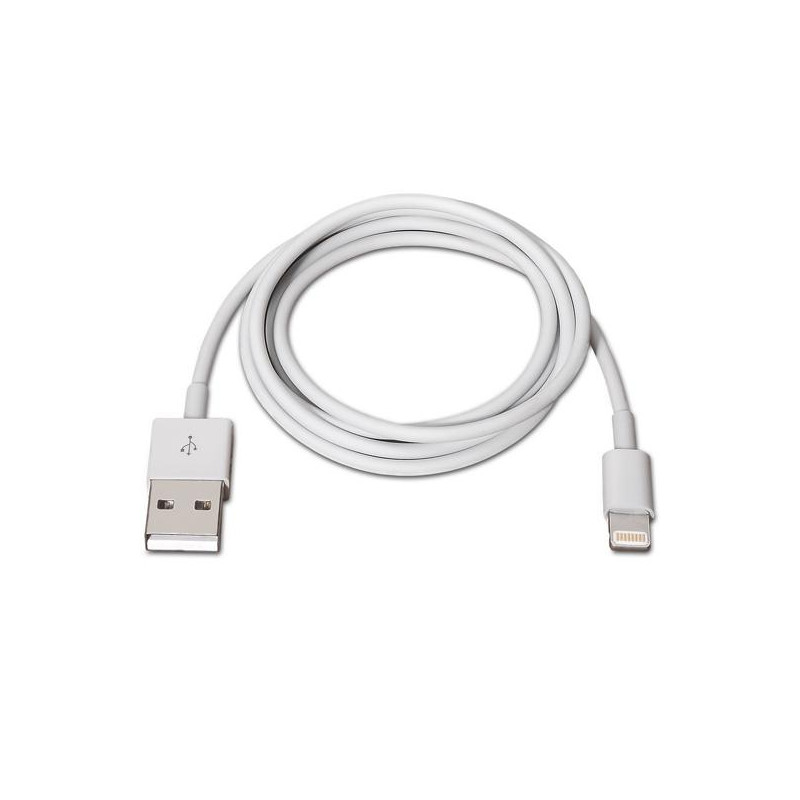 (A102-0035) AISENS CABLE LIGHTNING A USB 2.0 LIGHTNING/M - USB A/M BLANCO 1