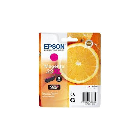 (C13T33634012) EPSON TINTA MAGENTA EXPRESSION HOME XP-530 - 33 XL