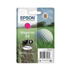 (C13T34634010) EPSON SINGLEPACK MAGENTA 34 DURABRITE ULTRA INK