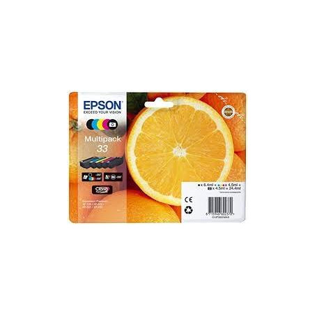 (C13T33374011) EPSON EXPRESSION HOME XP-530 CARTUCHO MULTIPACK 5 COLORES (NARANJA MULTIPACK 33 )