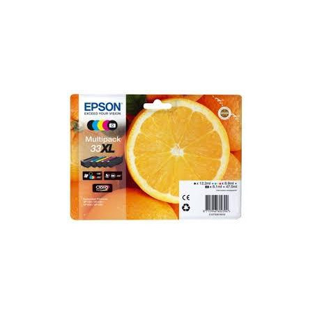 (C13T33574011) EPSON BK / C / M / Y MULTIPACK 5 COLORES EXPRESSION HOME XP-530