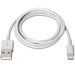 (A102-0036) AISENS CABLE LIGHTNING A USB 2.0 LIGHTNING/M - USB A/M BLANCO 2