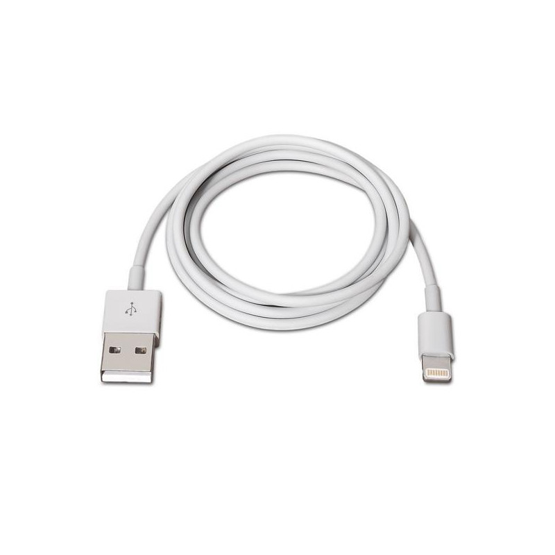 (A102-0036) AISENS CABLE LIGHTNING A USB 2.0 LIGHTNING/M - USB A/M BLANCO 2