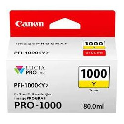 (0549C001) CANON TINTA AMARILLO IMAGEPROGRAF PRO 1000 - PFI 1000Y