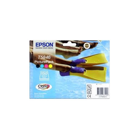 (C13T58464010) EPSON PICTUREMATE PM240/280 PACK CARTUCHO + PAPEL 150 HOJAS