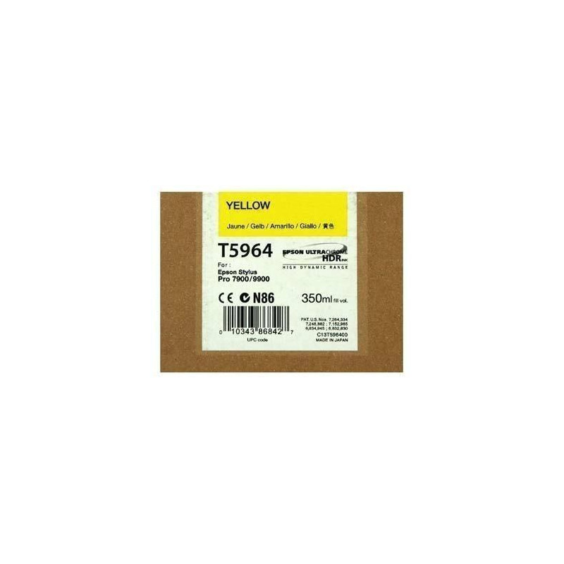 (C13T596400) EPSON CARTUCHO DE TINTA AMARILLO STYLUS PHOTO SP 7700/7890/7900/WT7900/9700/9890/9900