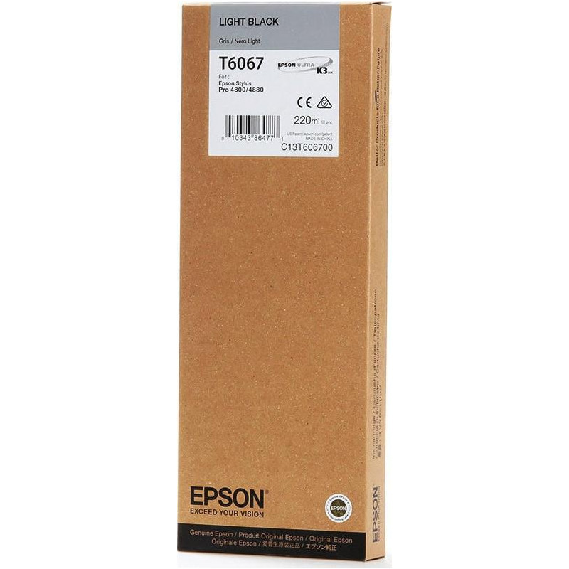 (C13T606700) EPSON TINTA NEGRO CLARO GF STYLUS PRO 4880