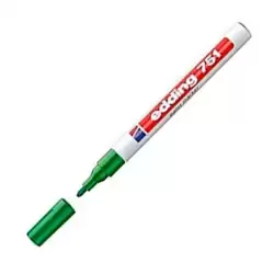 (751-04) EDDING MARCADOR PERMANENTE TINTA OPACA 751 VERDE
