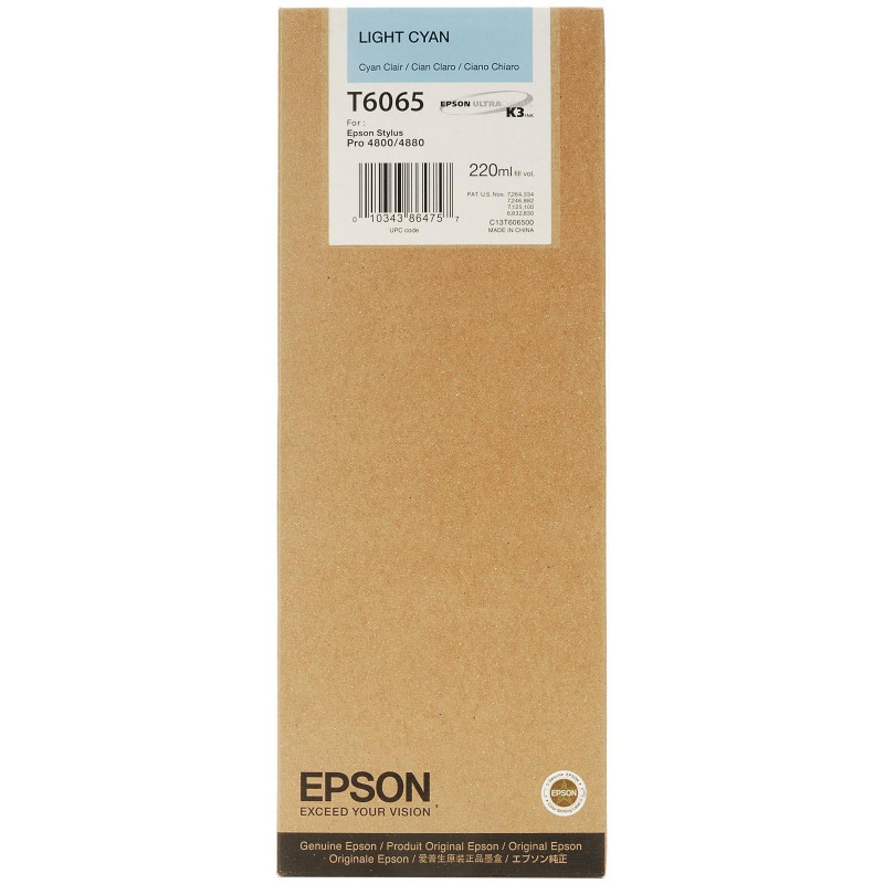 (C13T606500) EPSON TINTA CIAN CLARO GF STYLUS PRO 4880