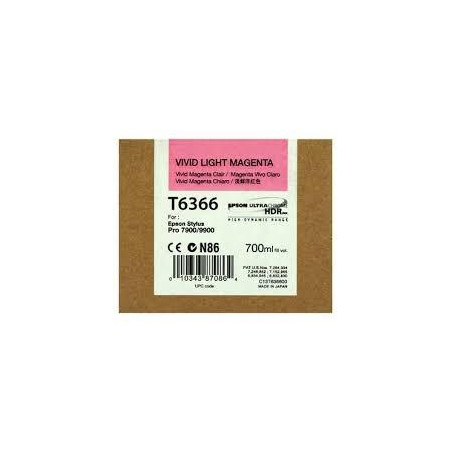 (C13T636600) EPSON GF STYLUS PHOTO 7900/9900 CARTUCHO MAGENTA VIVO CLARO