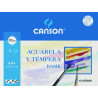 (C200406347) CANSON MINIPACK ACUARELA Y TÉMPERA BASIK 6 HOJAS 24X32CM