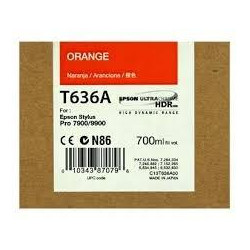 (C13T636A00) EPSON GF STYLUS PHOTO 7900/9900 CARTUCHO NARANJA