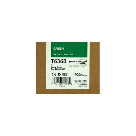 (C13T636B00) EPSON GF STYLUS PHOTO 7900/9900 CARTUCHO VERDE