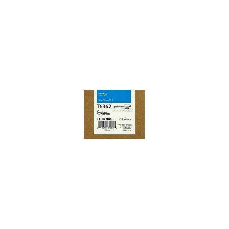 (C13T636200) EPSON GF STYLUS PHOTO 7900/9900 CARTUCHO CIAN