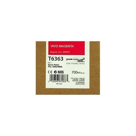 (C13T636300) EPSON GF STYLUS PHOTO 7900/9900 CARTUCHO MAGENTA VIVO