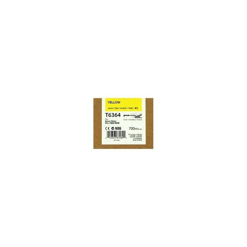 (C13T636400) EPSON GF STYLUS PHOTO 7900/9900 CARTUCHO AMARILLO