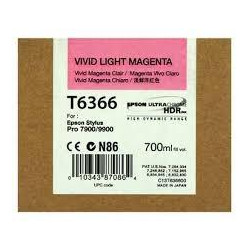 (C13T636600) EPSON GF STYLUS PHOTO 7900/9900 CARTUCHO MAGENTA VIVO CLARO