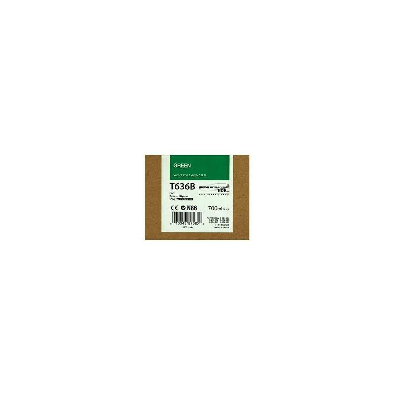 (C13T636B00) EPSON GF STYLUS PHOTO 7900/9900 CARTUCHO VERDE