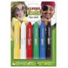 (DL000014) ALPINO MAQUILLAJE EN BARRA FIESTA FACE STICK PACK DE 6 C/SURTIDOS