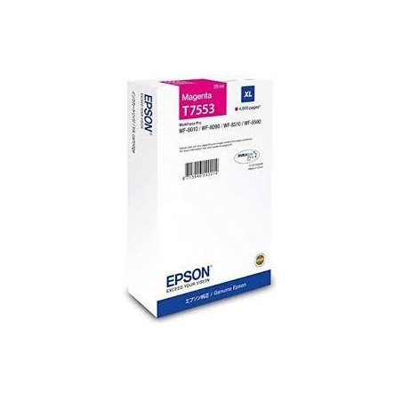 (C13T755340) EPSON CARTUCHO  MAGENTA XL 4000P WF-8XXX