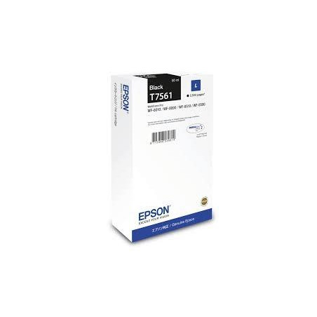 (C13T756140) EPSON CARTUCHO NEGRO L 2500 PAG WF-8XXX