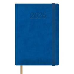 (12878-2026) DOHE AGENDA ANUAL SAMBA 15X21CM DP CIERRE C/GOMA AZUL 2026