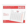 (11645-2026) DOHE CALENDARIO SOBREMESA/FALDILLA 30X24.7CM NÚMEROS PEQUEÑOS 2026