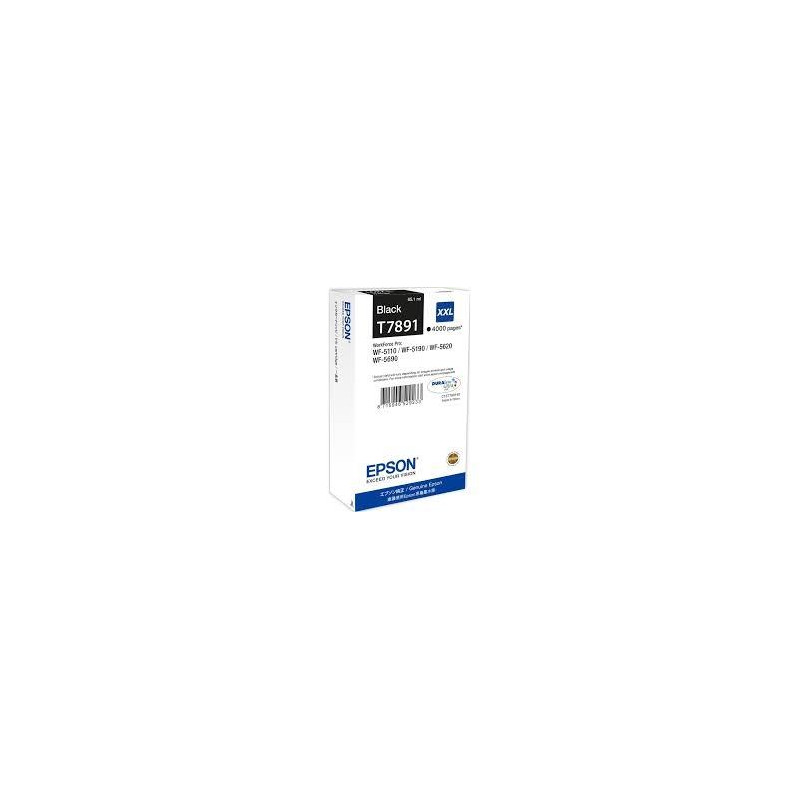(C13T789140) EPSON CARTUCHO NEGRO XXL 4000 PAGINAS WORKFORCE PRO WF-5XXX SERIES