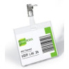 (800319) DURABLE PORTANOMBRES CON CLIP PARA IDENTIFICACIÓN 60X90MM PLÁSTICO TRANSPARENTE -25U-