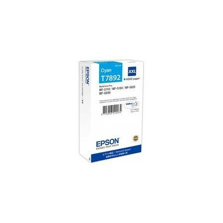 (C13T789240) EPSON CARTUCHO CIAN XXL 4000 PAGINAS WORKFORCE PRO WF-5XXX SERIES