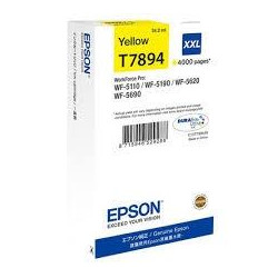 (C13T789440) EPSON CARTUCHO AMARILLO XXL 4000 PAGINAS WORKFORCE PRO WF-5XXX SERIES