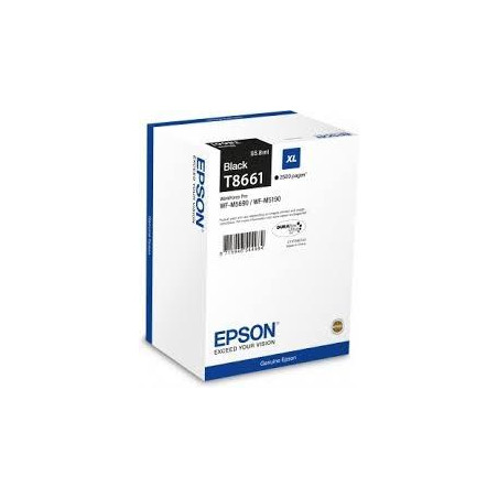 (C13T866140) EPSON CARTUCHO T8661 NEGRO XL WF-M5190DW/M5690DWF