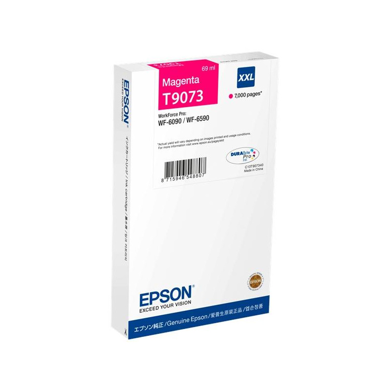 (C13T907340) EPSON  TINTA MAGENTA WF-6XXX SERIES - XXL