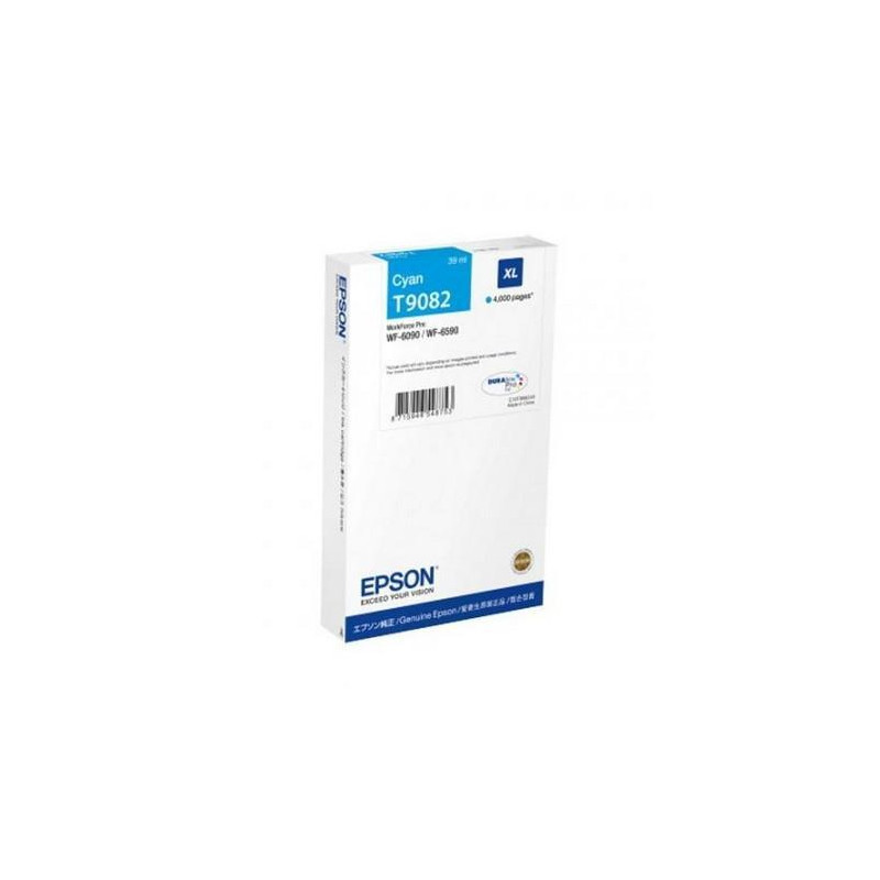 (C13T908240) EPSON WORKFORCE PRO WF-6090DW / WORKFORCE PRO WF-6590DWF CARTUCHO DE TINTA CIAN XL (C13T90824N)