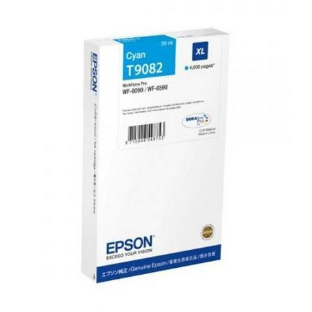 (C13T908240) EPSON WORKFORCE PRO WF-6090DW / WORKFORCE PRO WF-6590DWF CARTUCHO DE TINTA CIAN XL (C13T90824N)