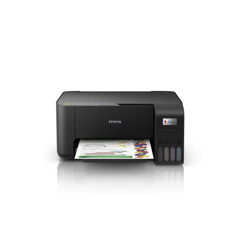 (C11CJ67428) EPSON EQUIPO MULTIFUNCIÓN INKJET COLOR ECOTANK ET-2860 A4 WIFI 3 EN 1 NEGRO