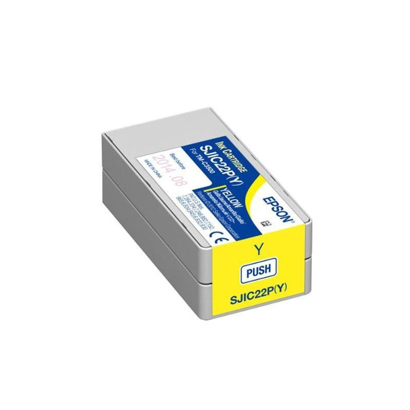 (C33S020604) EPSON CARTUCHO DE TINTA AMARILLO COLORWORKS C3500 SJIC22P(Y)