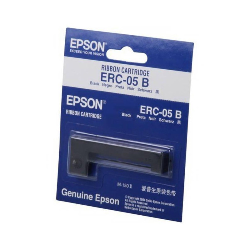 (C43S015352) EPSON CINTA REGISTRADORA NYLON NEGRO M150/150II - ERC-05B