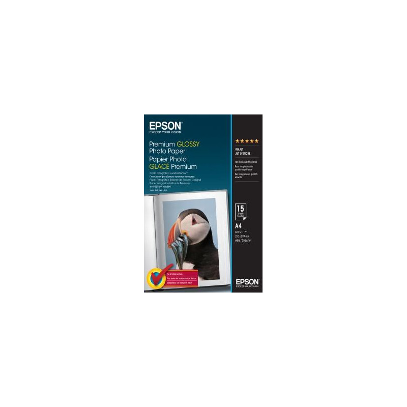 (C13S042155) EPSON PAPEL PREMIUM GLOSSY PHOTO 255 GR