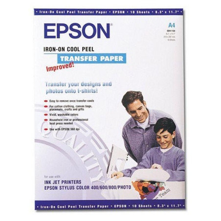 (C13S041154) EPSON PAPEL TRANSFER IRON-ON COOL PEEL