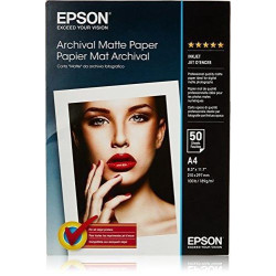 (C13S041342) EPSON PAPEL MATE LARGA DURACIÓN (ARCHIVAL MATTE PAPER) A4