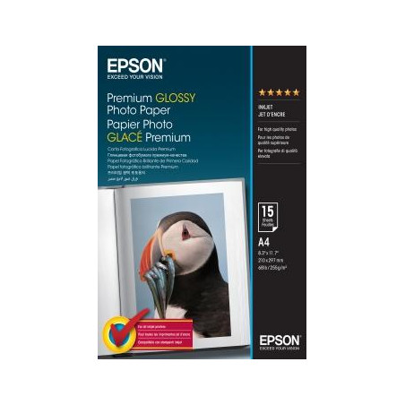 (C13S042155) EPSON PAPEL PREMIUM GLOSSY PHOTO 255 GR