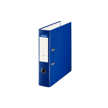 (42303) ESSELTE ARCHIVADOR PALANCA FOLIO LOMO ANCHO PP INTERIOR FORRADO EN PAPEL RADO CANTONERAS AZUL
