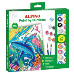 (PN000100) ALPINO PINTURA ACRÍLICA PINTA POR NÚMEROS OCEAN