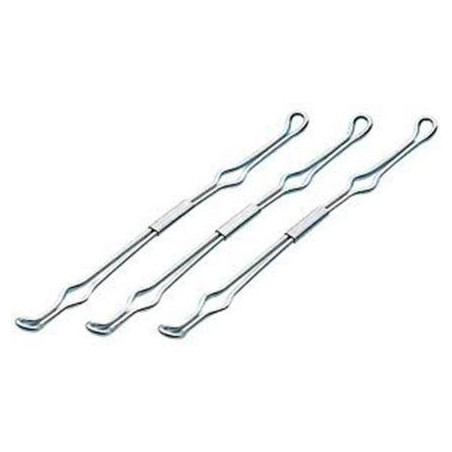 (1401) ESSELTE COMPRESORES METÁLICOS PARA CARPETAS DE ANILLAS -BOLSA 10U-