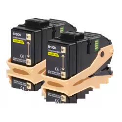(C13S050606) EPSON ACULASER C9300 TONER AMARILLO (PACK 2)