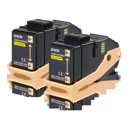 (C13S050606) EPSON ACULASER C9300 TONER AMARILLO (PACK 2)
