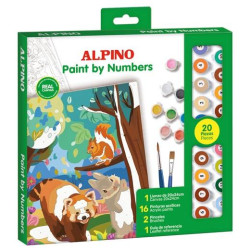 (PN000110) ALPINO PINTURA ACRÍLICA PINTA POR NÚMEROS FOREST
